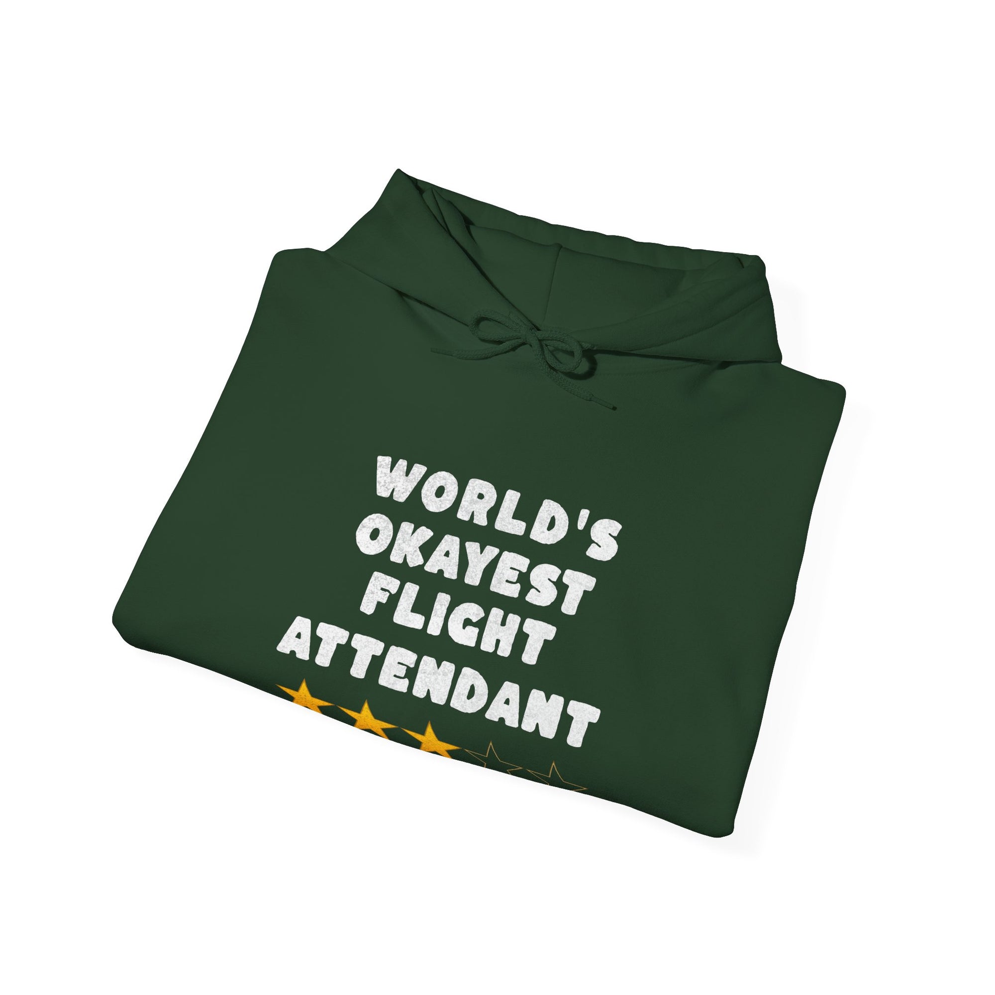 Worlds Okayest Flight Attendant  - Pullover Hoodie