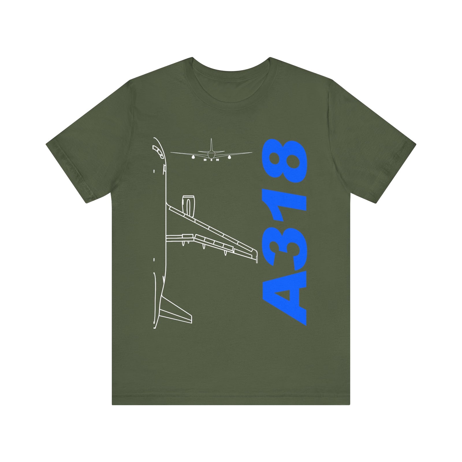 Airbus A318 Unisex Jersey Tee - Perfect for Aviation Enthusiasts