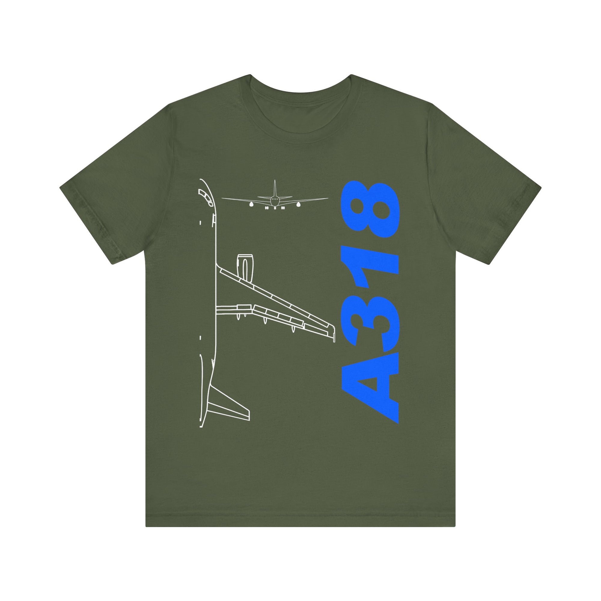 Airbus A318 Unisex Jersey Tee - Perfect for Aviation Enthusiasts