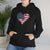 Patriotic Airplanes Heart USA Flag - Pullover Hoodie