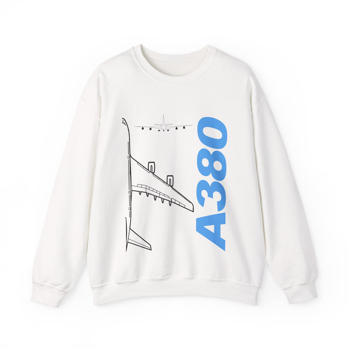 Airbus A380 Crewneck Sweatshirt - Travel Inspiring Cozy Apparel