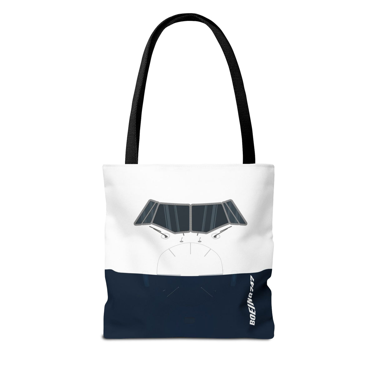 747 Tote Bag — Printed Green Travel Tote