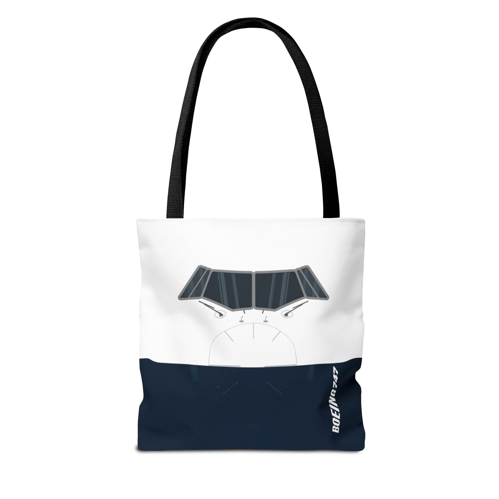 747 Tote Bag — Printed Green Travel Tote