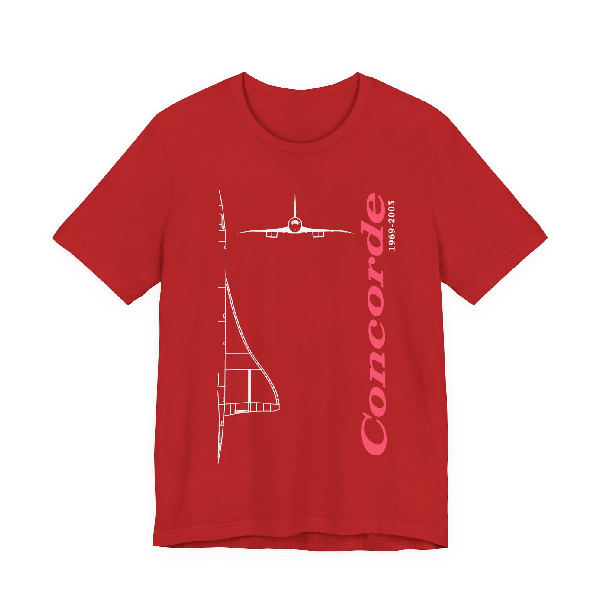 Concorde 1969-2003 Unisex Jersey Tee - Perfect for Aviation Enthusiasts