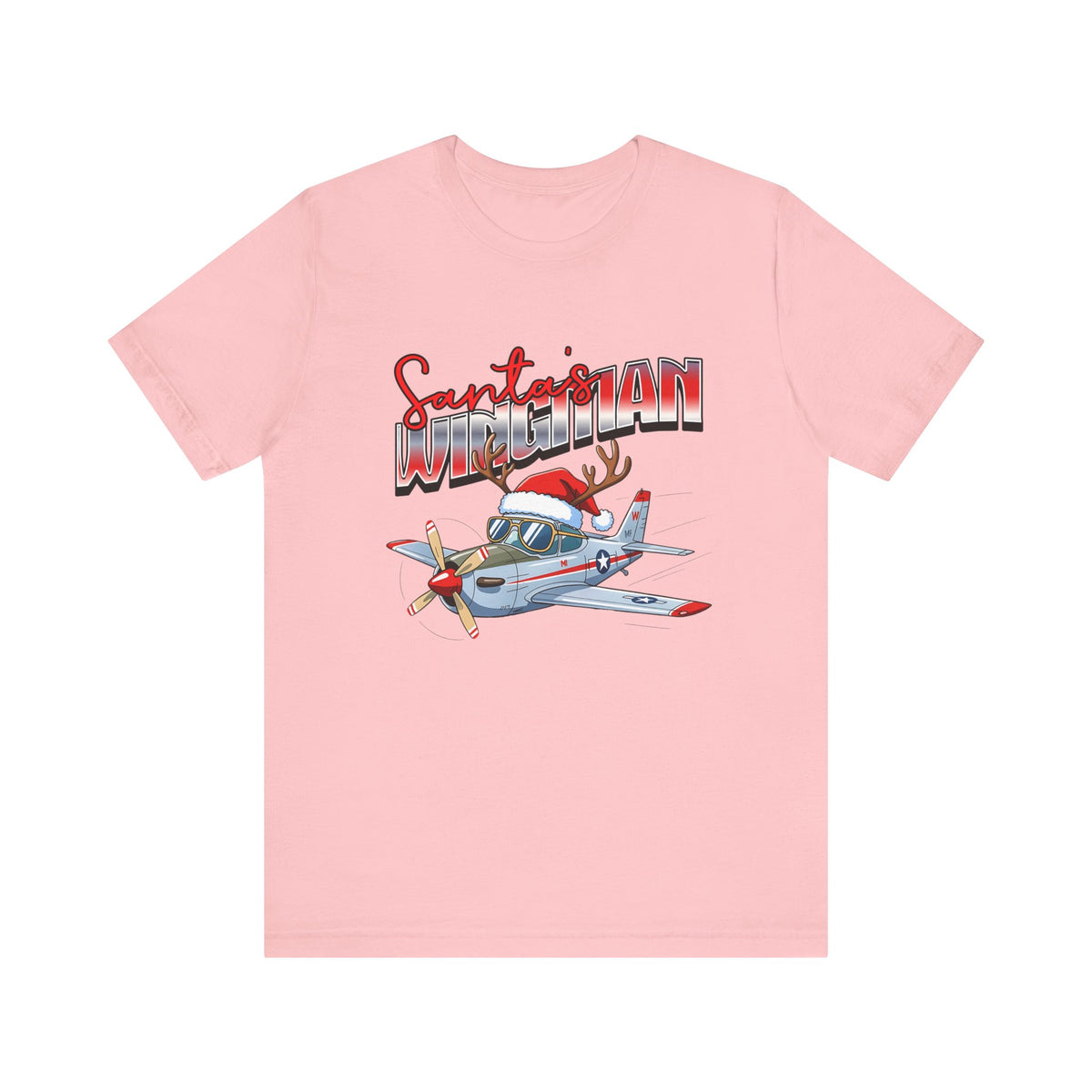 Santa’s wingman Unisex Jersey Tee - Perfect for Aviation Enthusiasts
