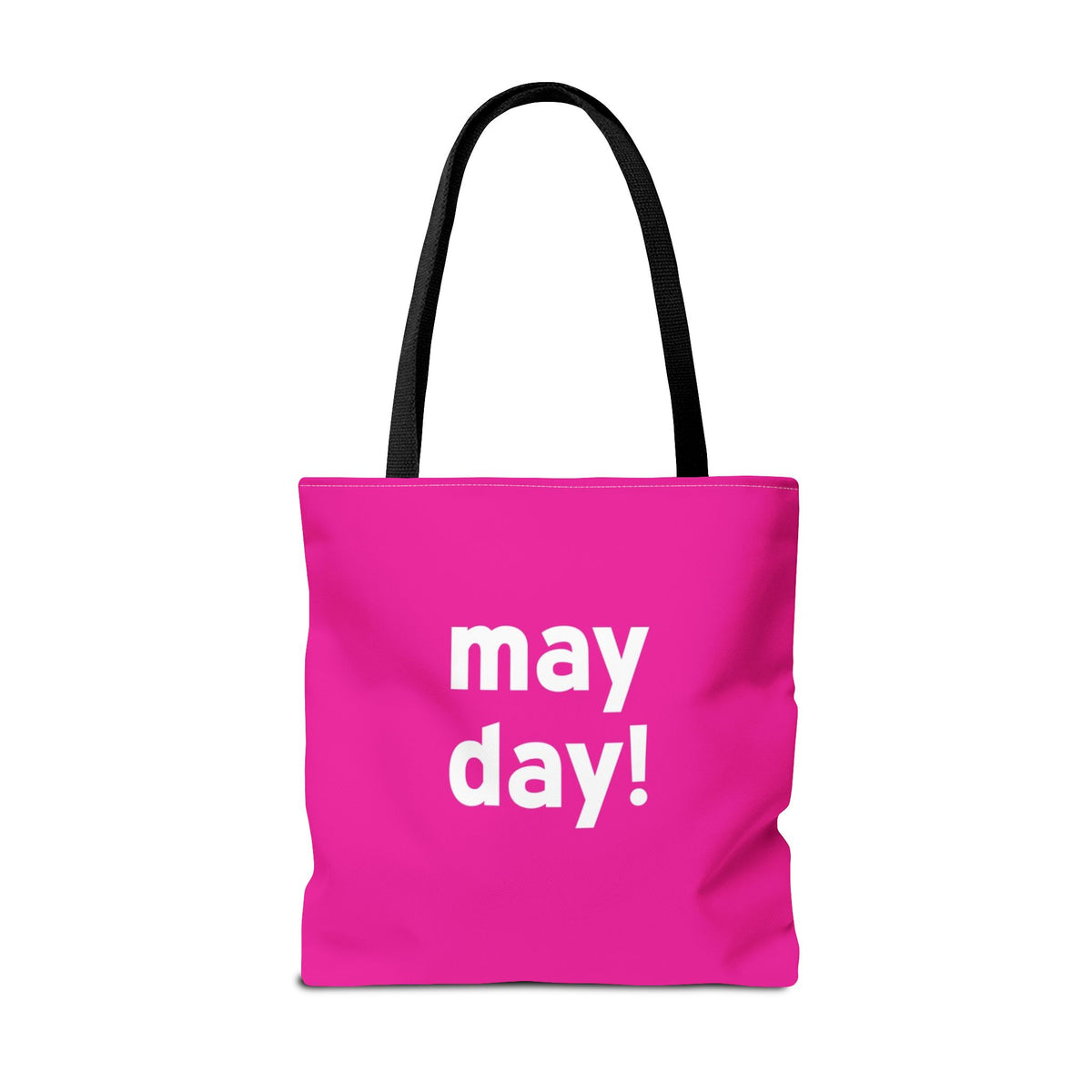 May Day! Tote Bag — Printed Green Travel Tote