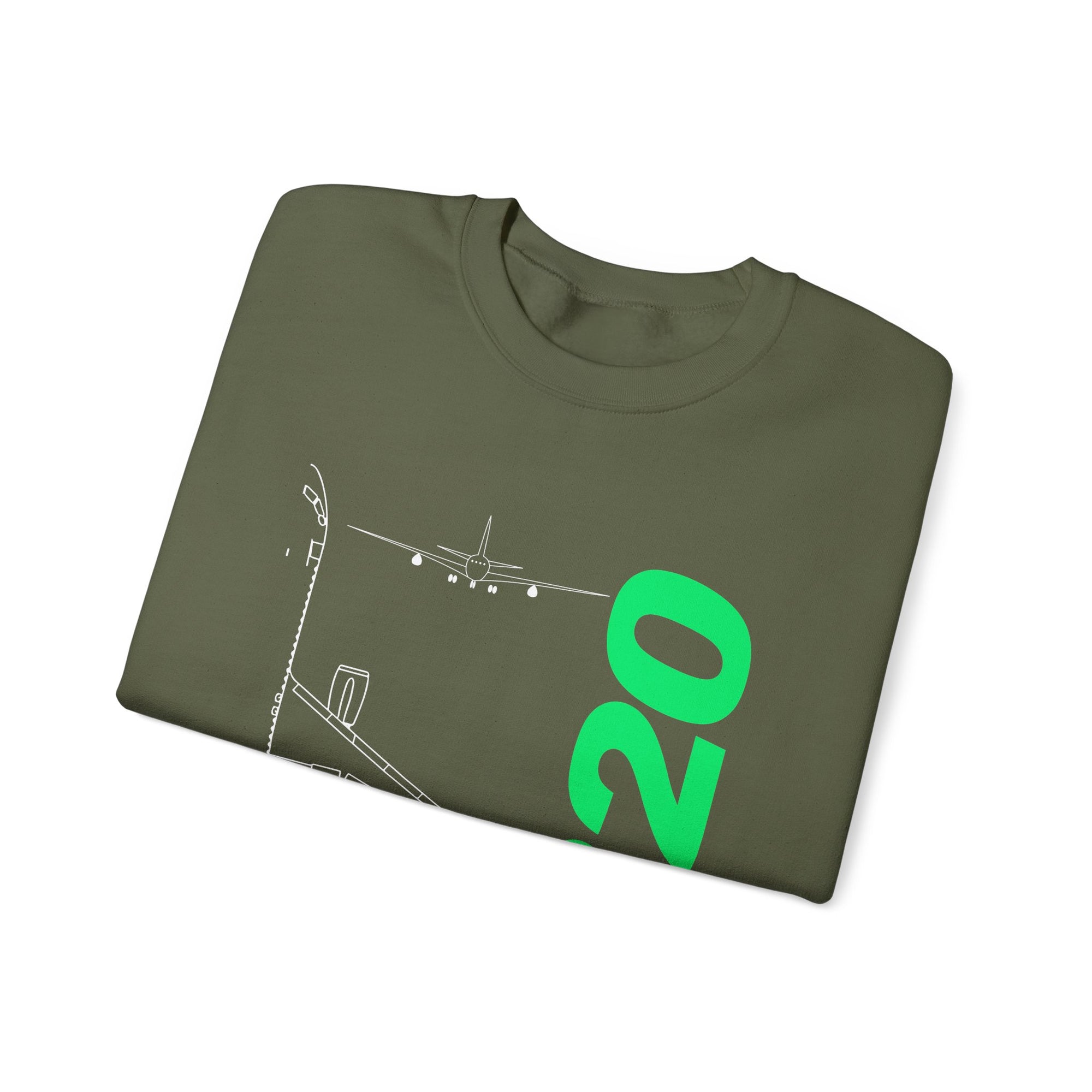 Airbus A320 Crewneck Sweatshirt - Travel Inspiring Cozy Apparel