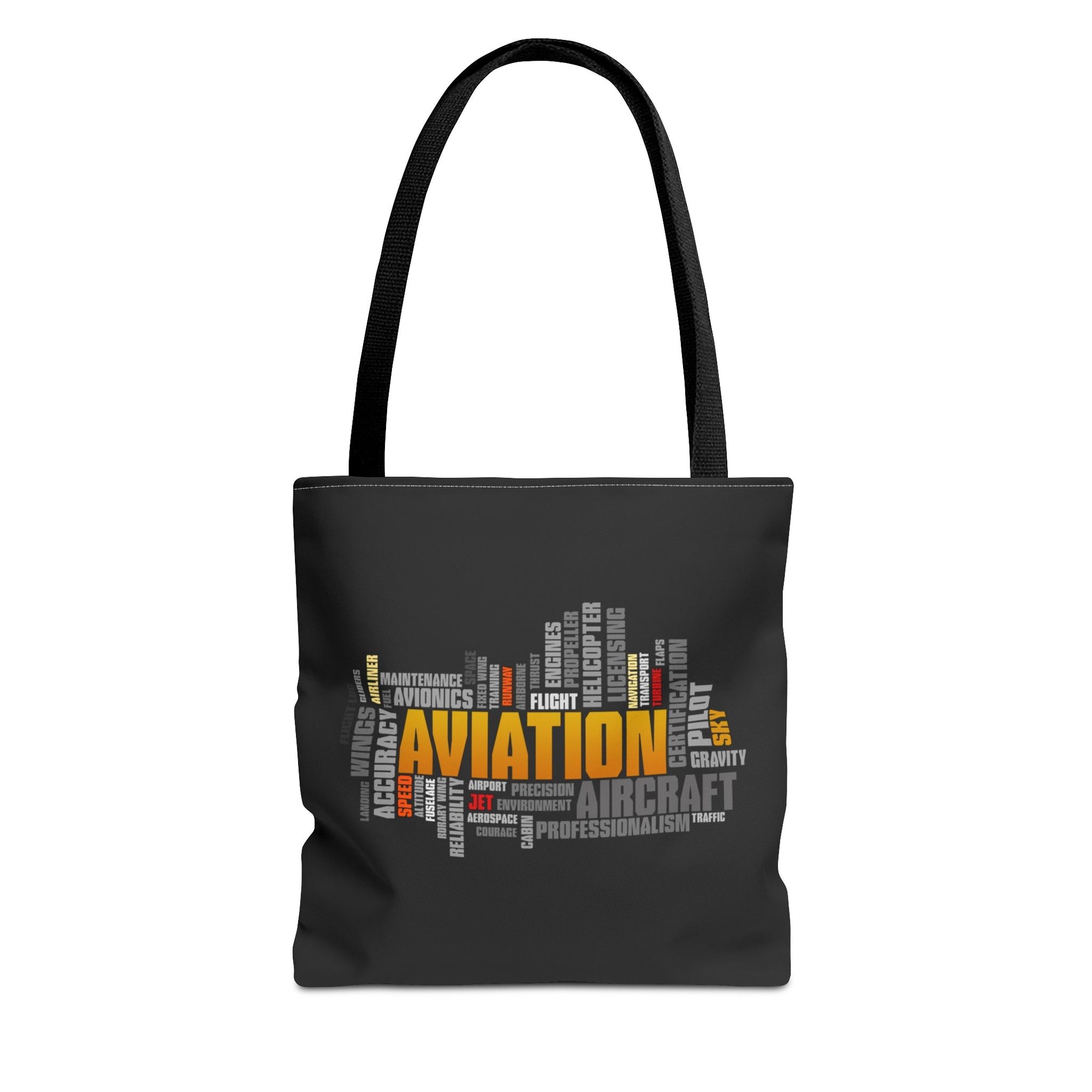 Aviation Tote Bag — Printed Green Travel Tote