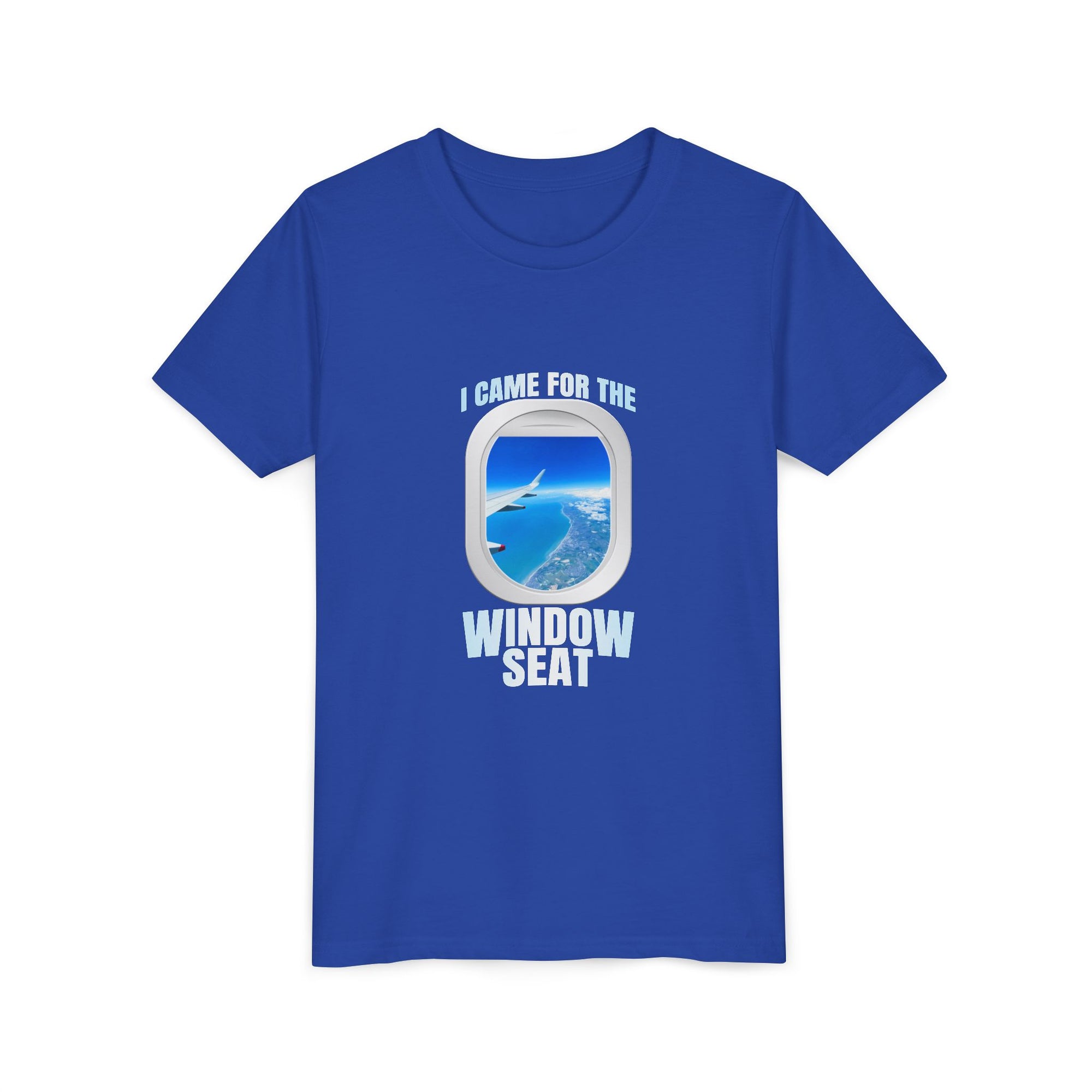 I Came For The Window Seat - Unisex Youth Short Sleeve Tee