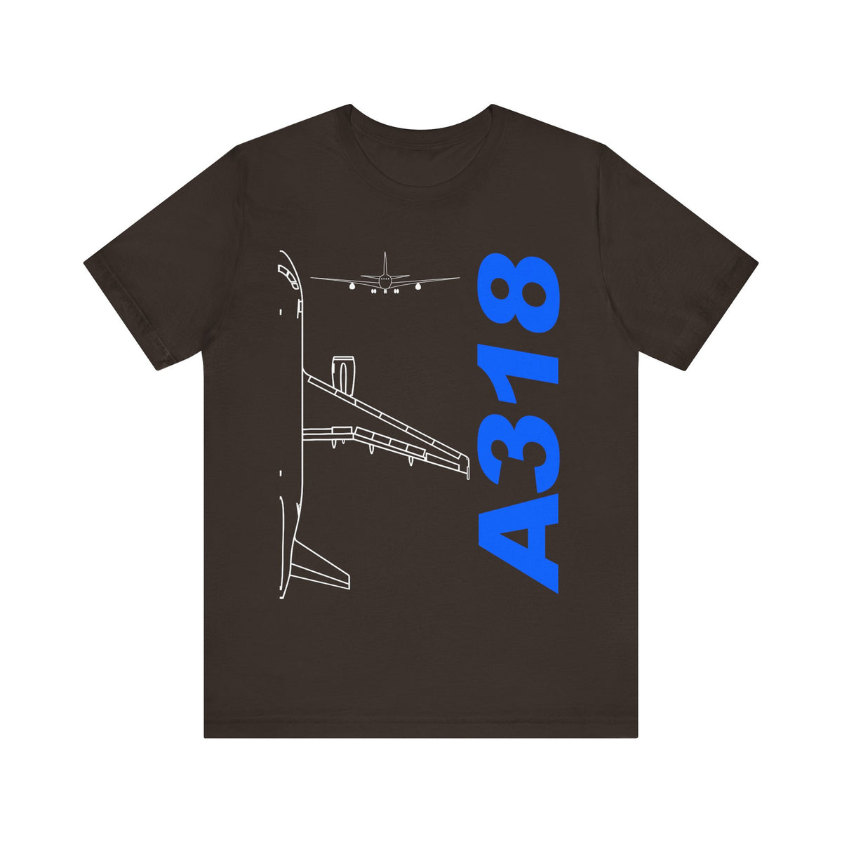 Airbus A318 Unisex Jersey Tee - Perfect for Aviation Enthusiasts