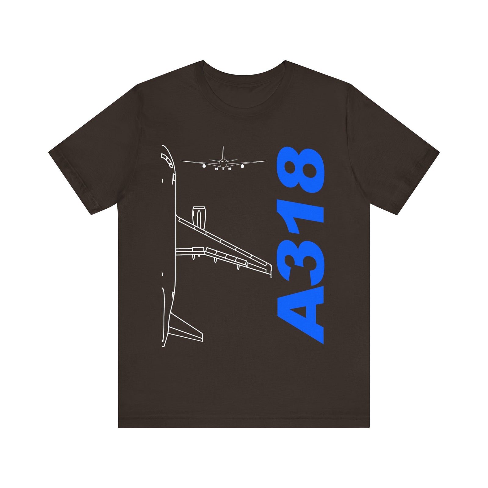 Airbus A318 Unisex Jersey Tee - Perfect for Aviation Enthusiasts