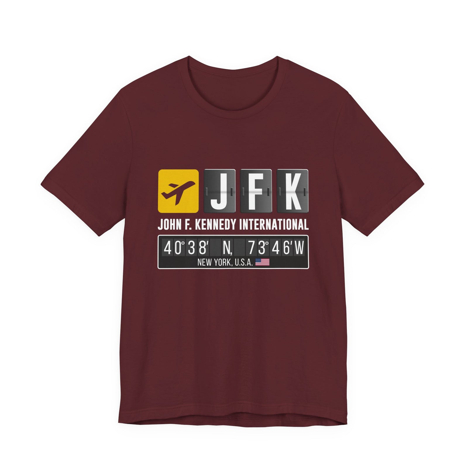 JFK John F. Kennedy International Airport - Unisex Jersey Tee