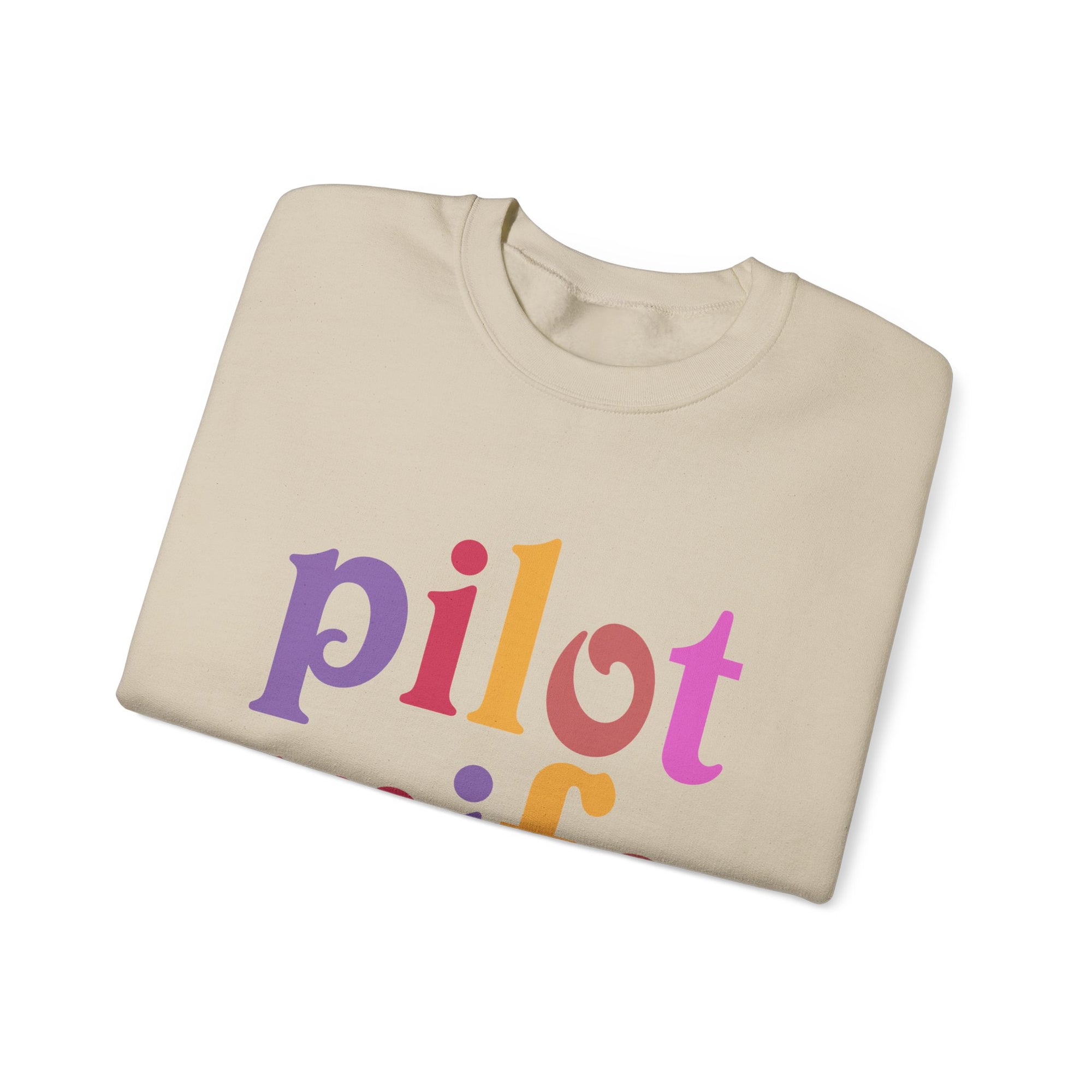 Pilot Wife Crewneck Sweatshirt - Travel Inspiring Cozy Apparel