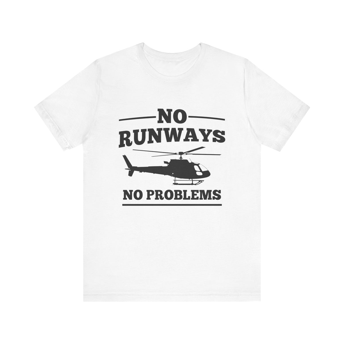 No Runways No Problem Unisex Jersey Tee - Perfect for Aviation Enthusiasts