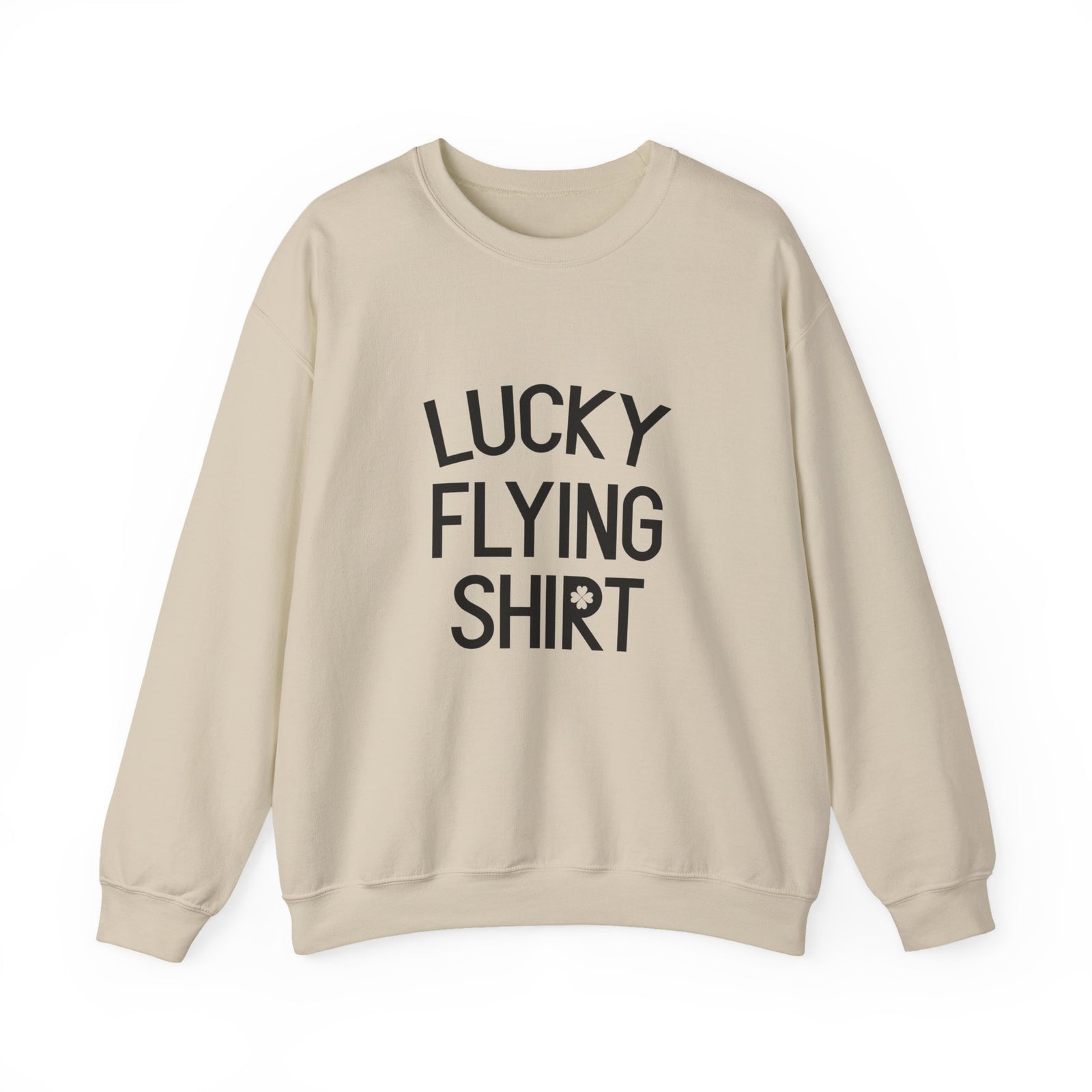 Lucky Flying Shirt  Crewneck Sweatshirt - Travel Inspiring Cozy Apparel