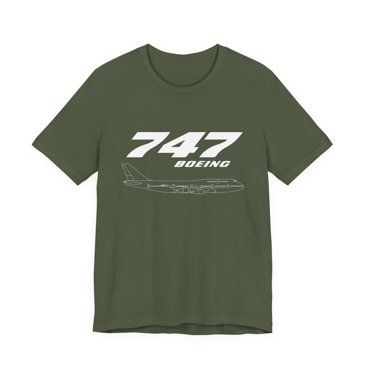 747 Unisex Jersey Tee - Perfect for Aviation Enthusiasts