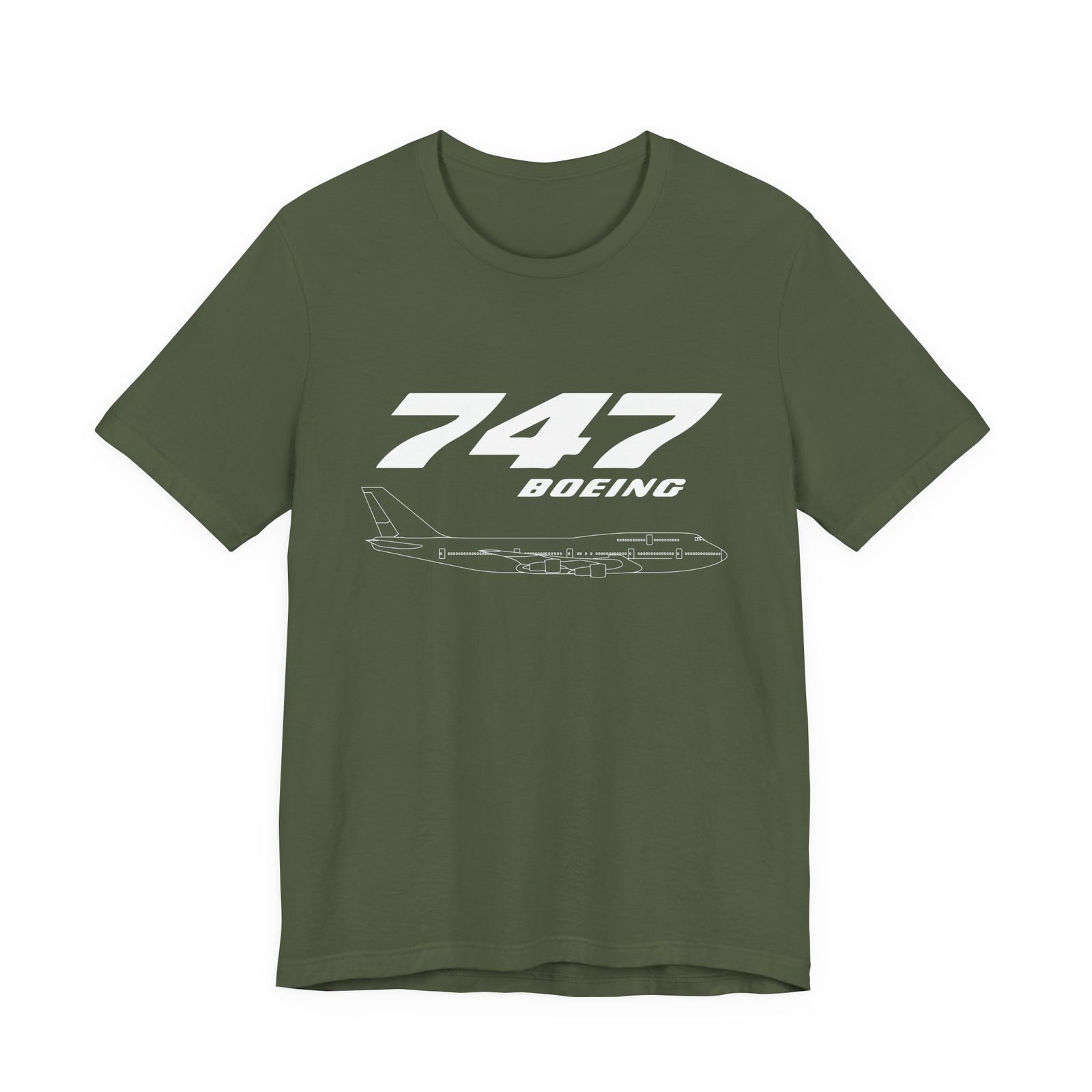 747 Unisex Jersey Tee - Perfect for Aviation Enthusiasts