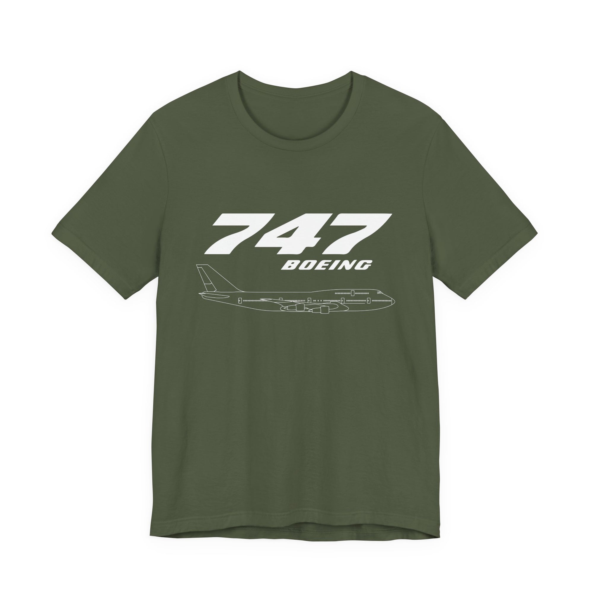 747 Unisex Jersey Tee - Perfect for Aviation Enthusiasts