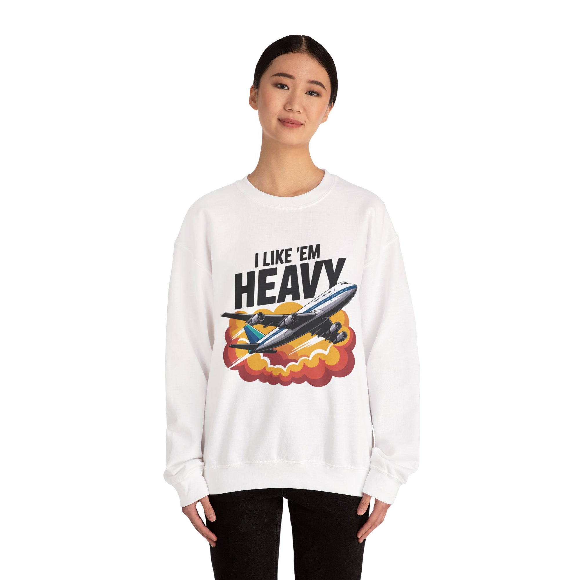I like ‘Em Heavy -  Unisex Crewneck Sweatshirt