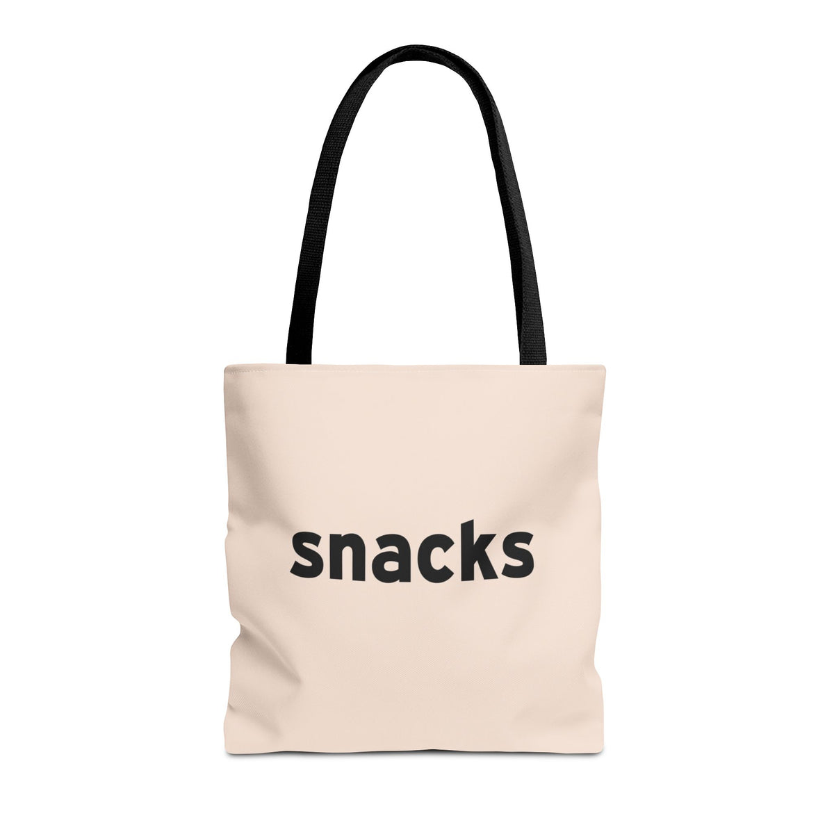 Snacks Tote Bag — Printed Green Travel Tote