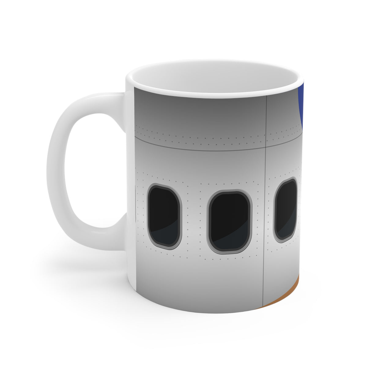 UA  - 11oz Ceramic Coffee Cup for Aviation Enthusiasts