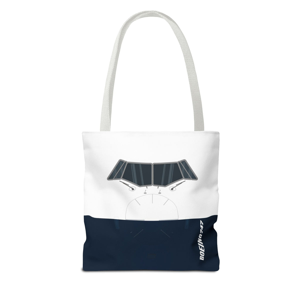 747 Tote Bag — Printed Green Travel Tote
