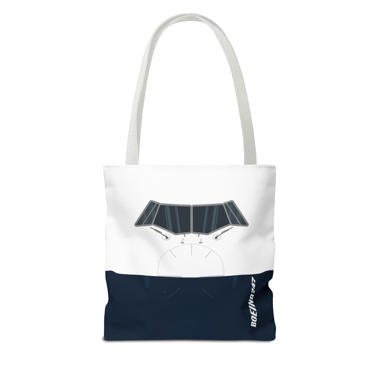 747 Tote Bag — Printed Green Travel Tote