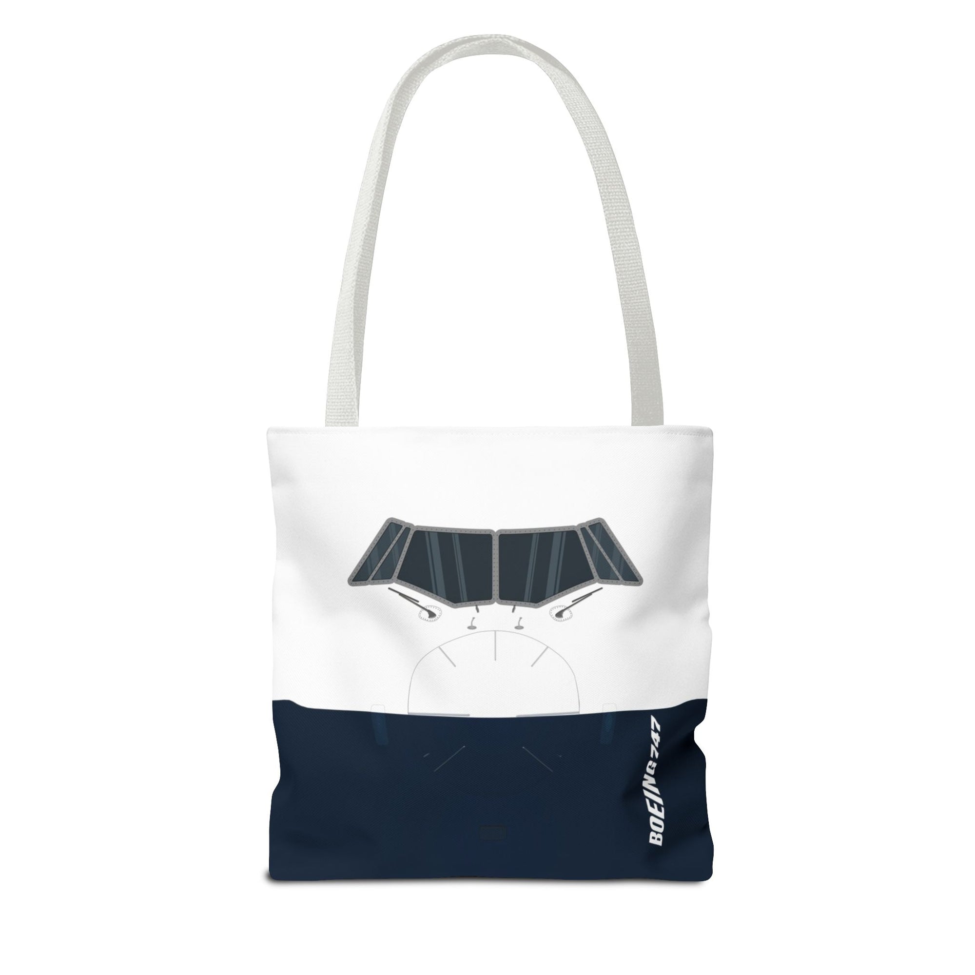 747 Tote Bag — Printed Green Travel Tote