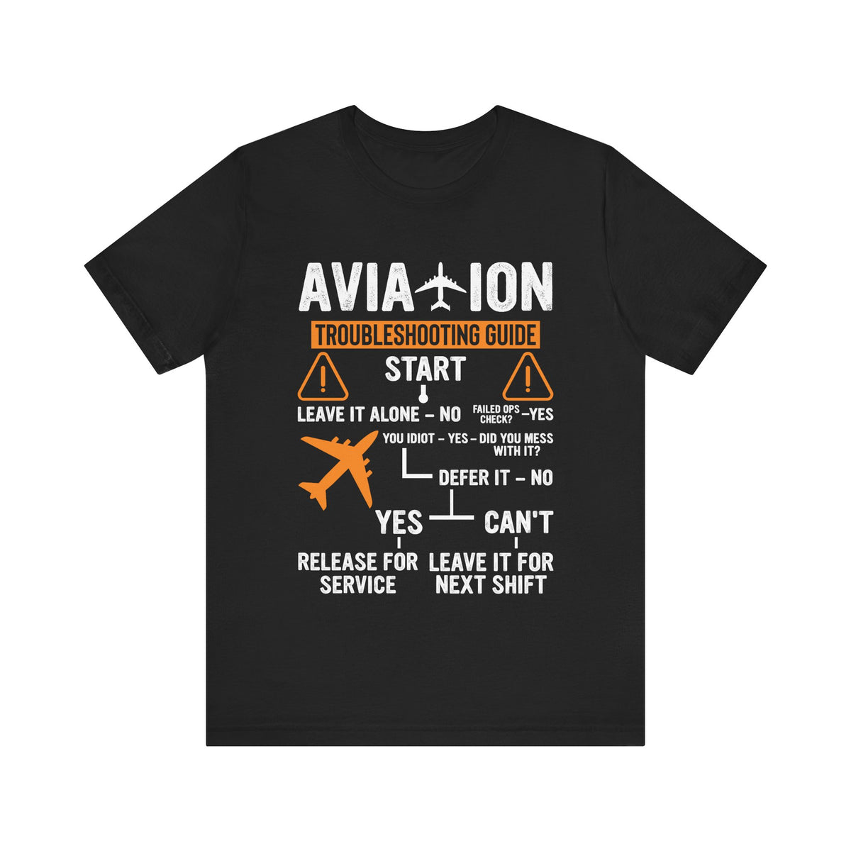 Aviation Troubleshooting Guide - Unisex Jersey Tee