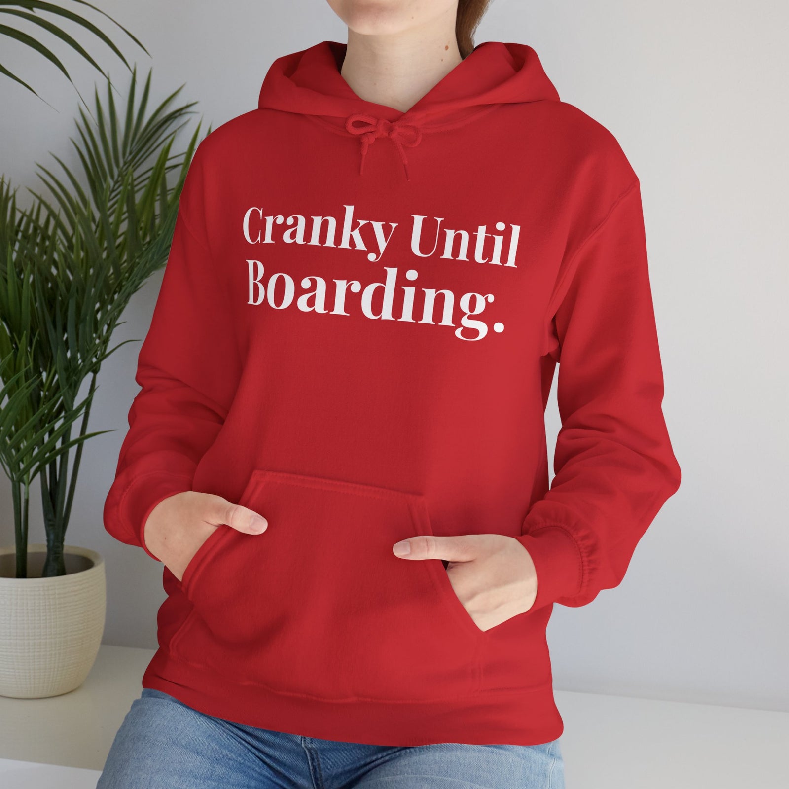 Cranky Until Boarding.  - Pullover Hoodie