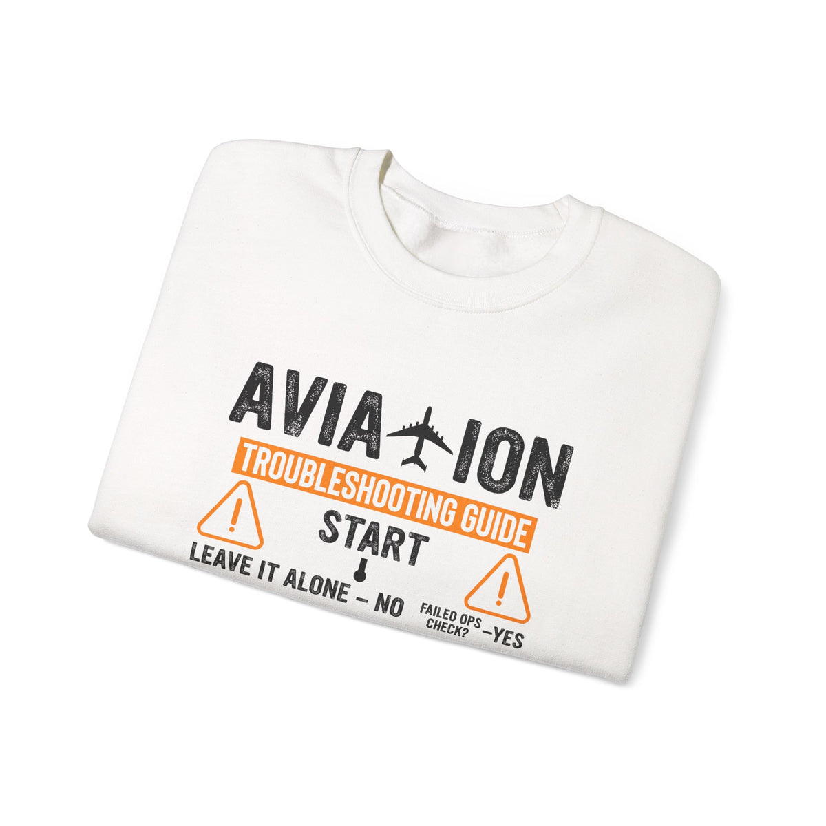 Aviation Troubleshooting Guide  -  Crewneck Sweatshirt