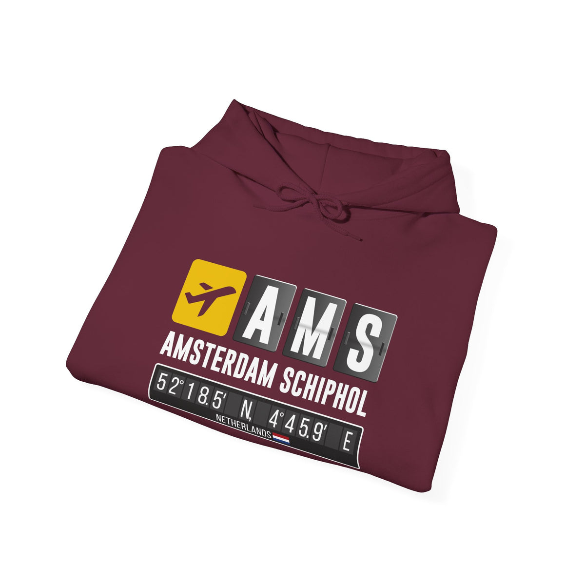 AMS Amsterdam Airport Schiphol  - Pullover Hoodie