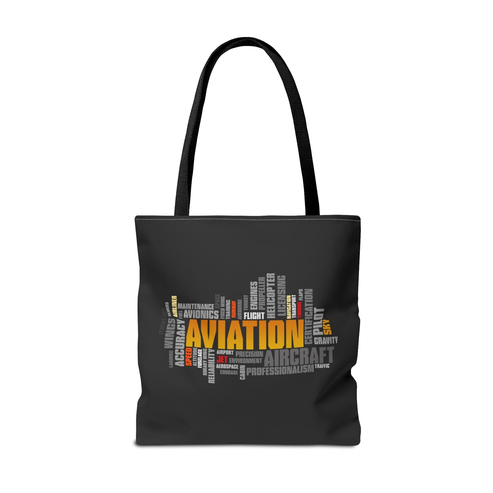 Aviation Tote Bag — Printed Green Travel Tote