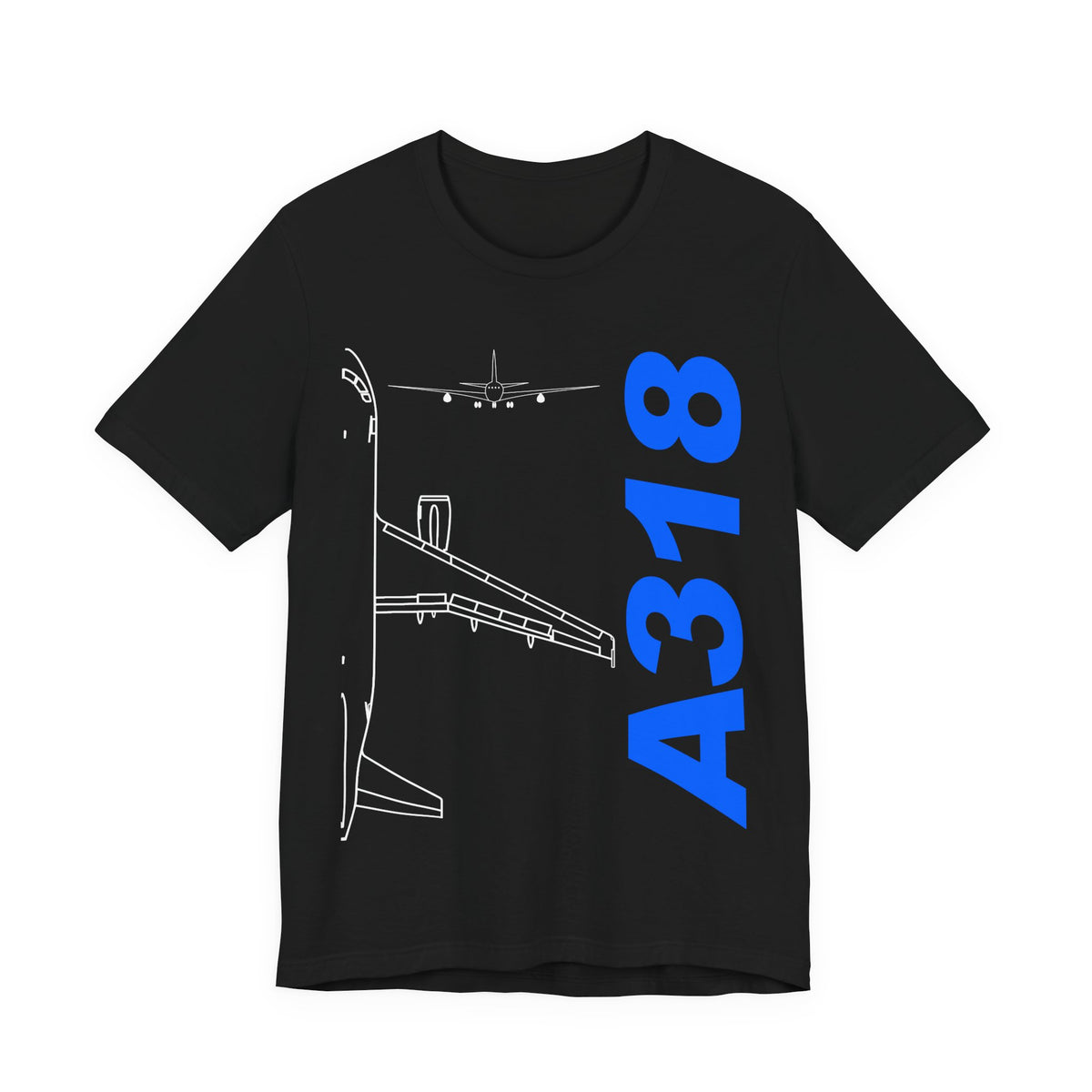Airbus A318 Unisex Jersey Tee - Perfect for Aviation Enthusiasts