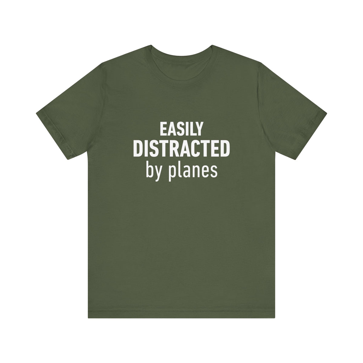 Easily Distracted by Planes - Unisex Jersey Tee
