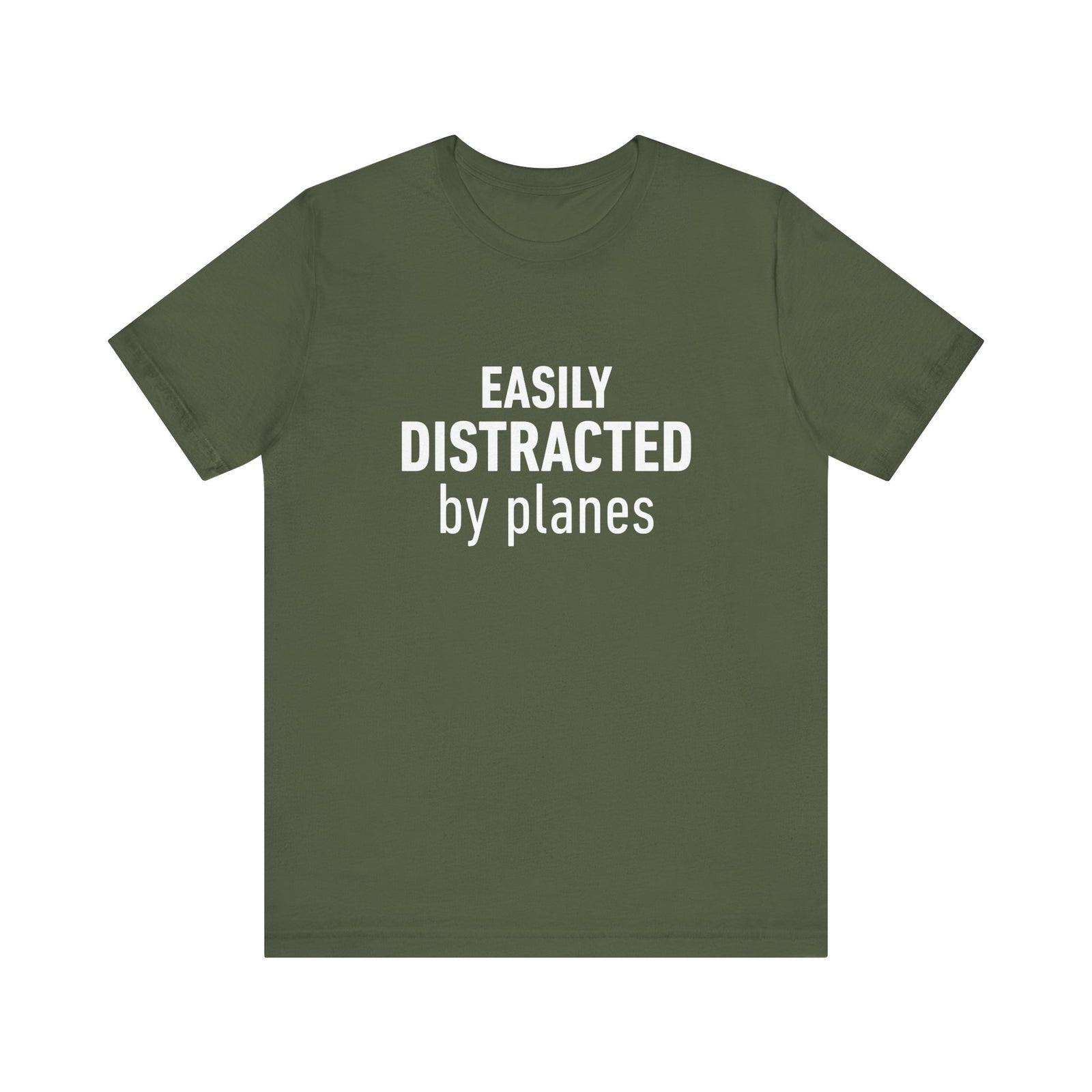 Easily Distracted by Planes - Unisex Jersey Tee