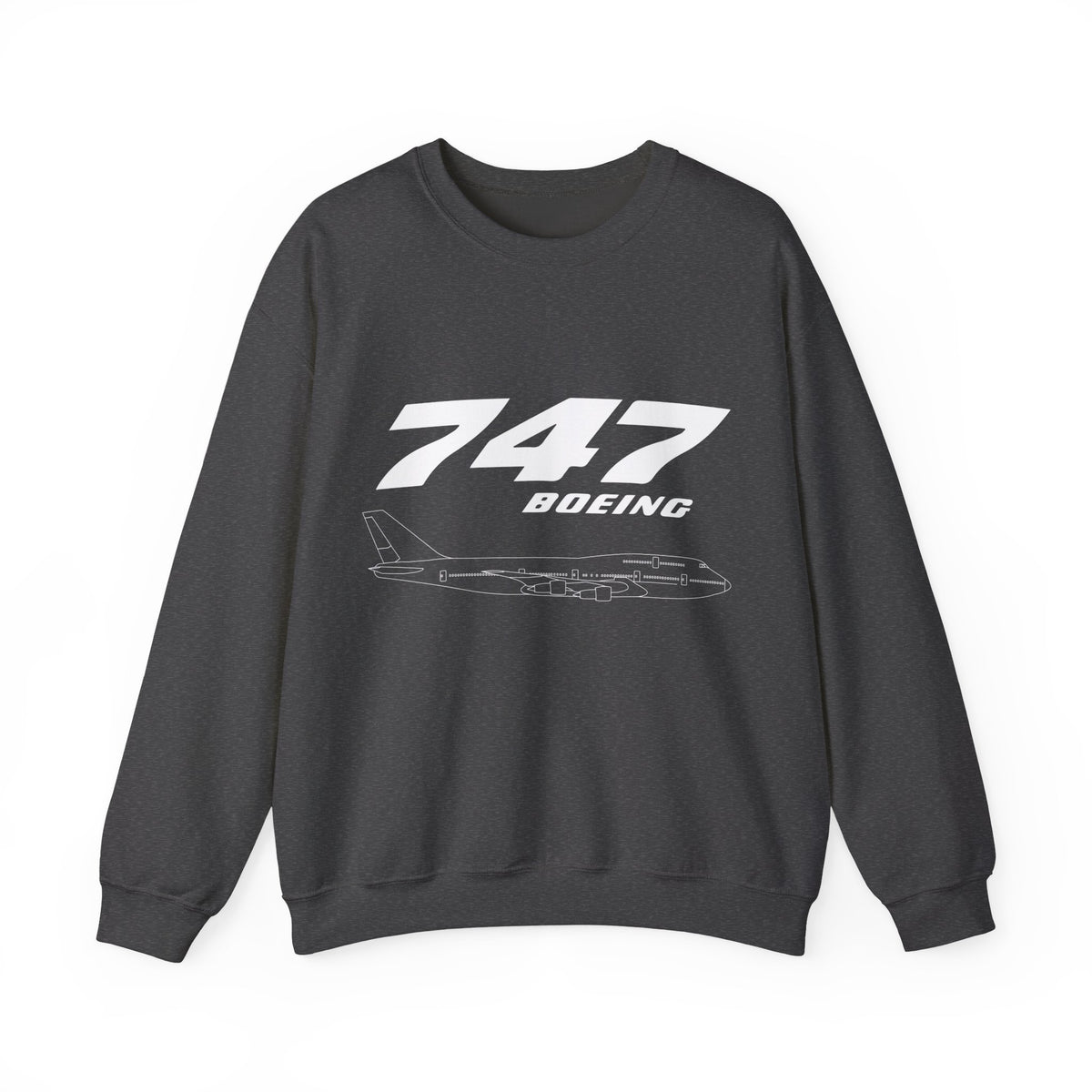 747 Crewneck Sweatshirt - Travel Inspiring Cozy Apparel