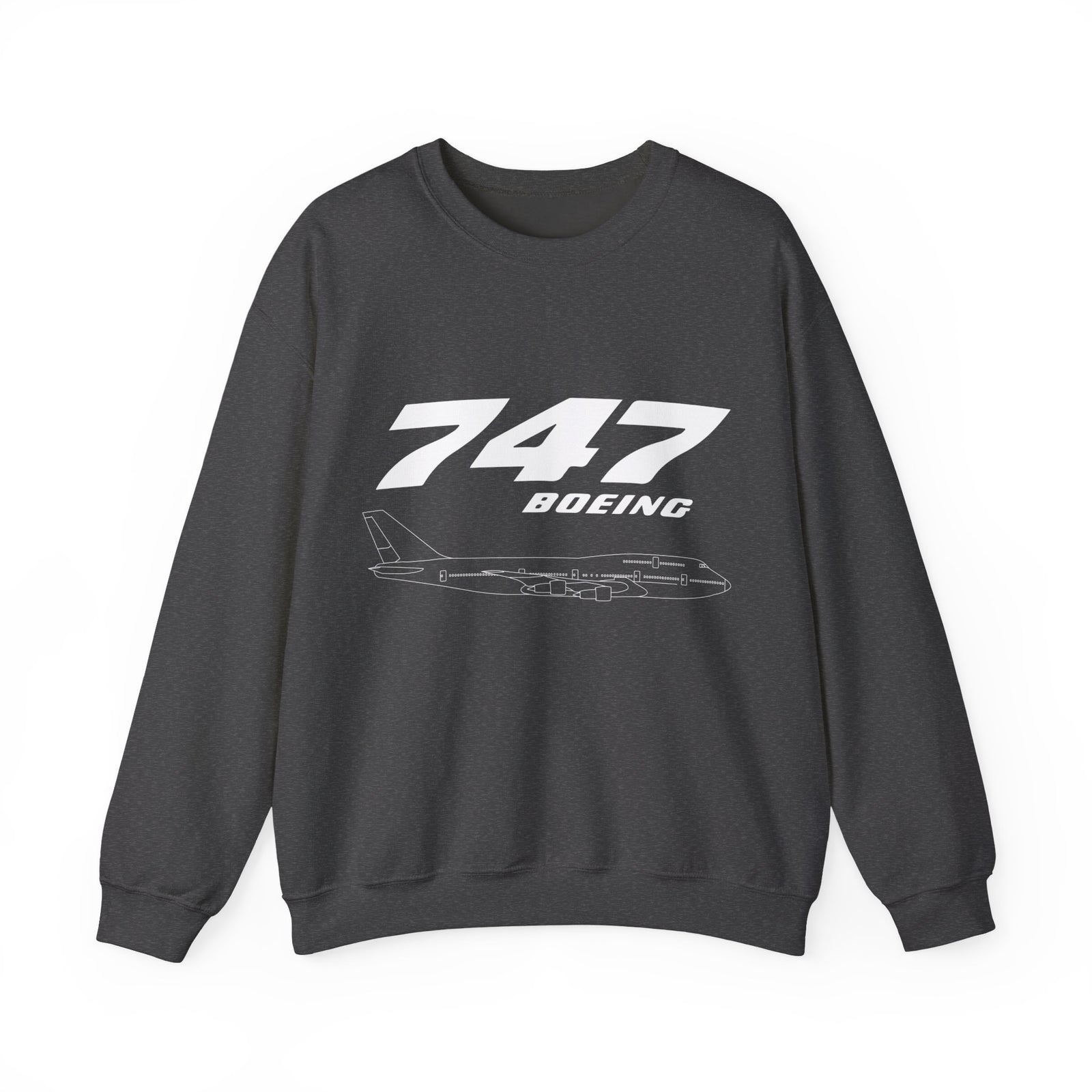 747 Crewneck Sweatshirt - Travel Inspiring Cozy Apparel