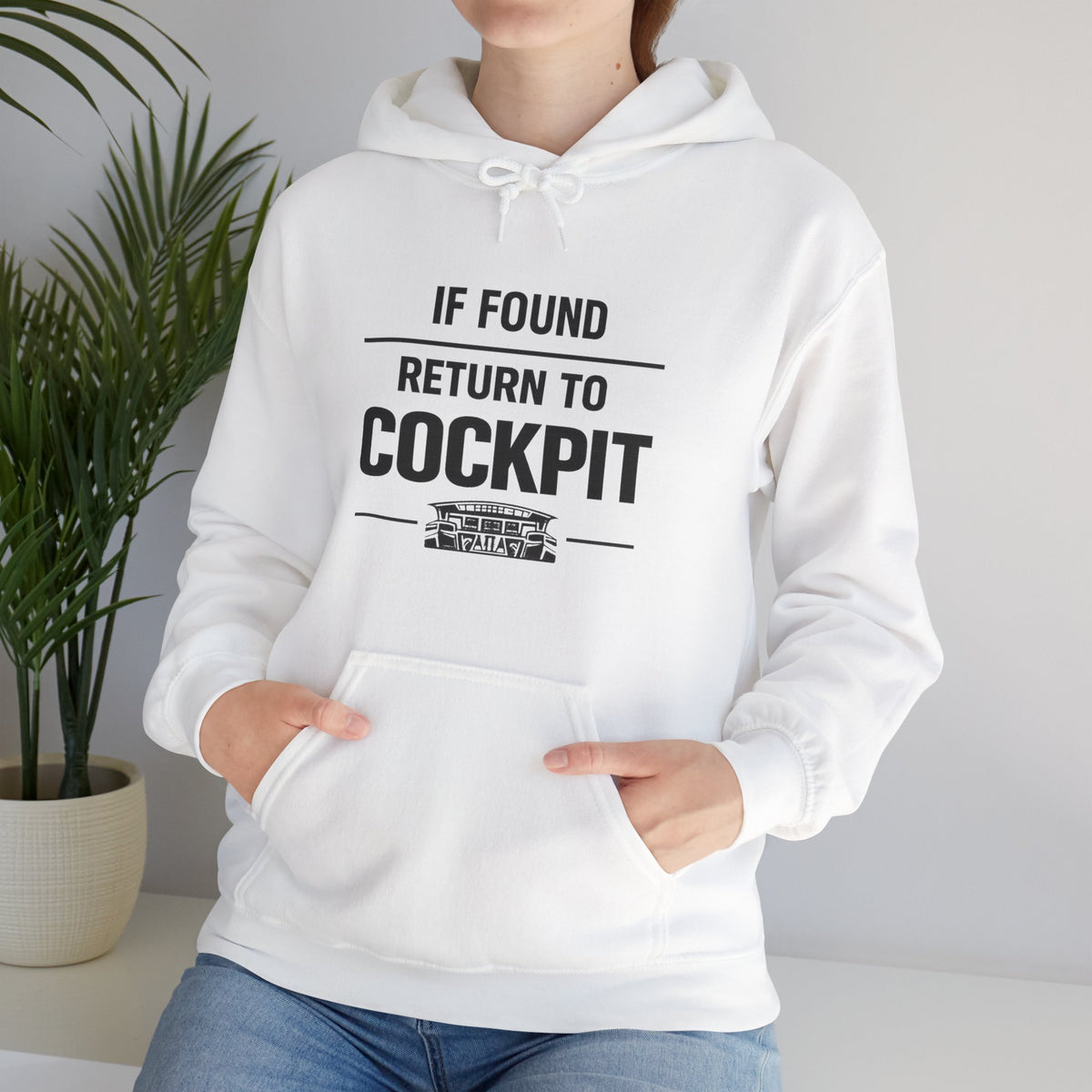 If Found: Return to the Cockpit - Pullover Hoodie