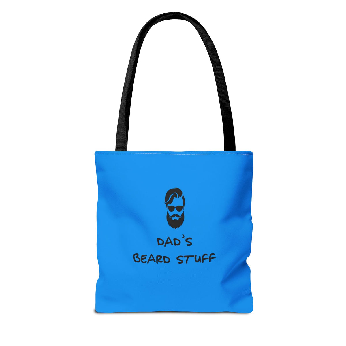 Dads Beard Stuff Tote Bag — Printed Green Travel Tote