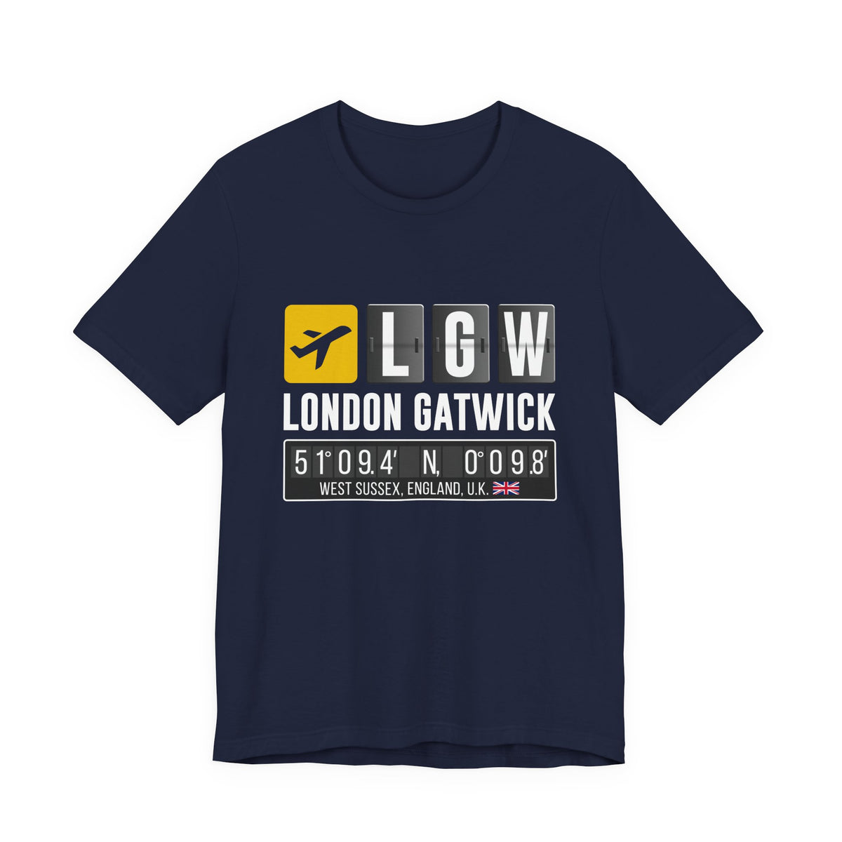 LGW London Gatwick - Unisex Jersey Tee