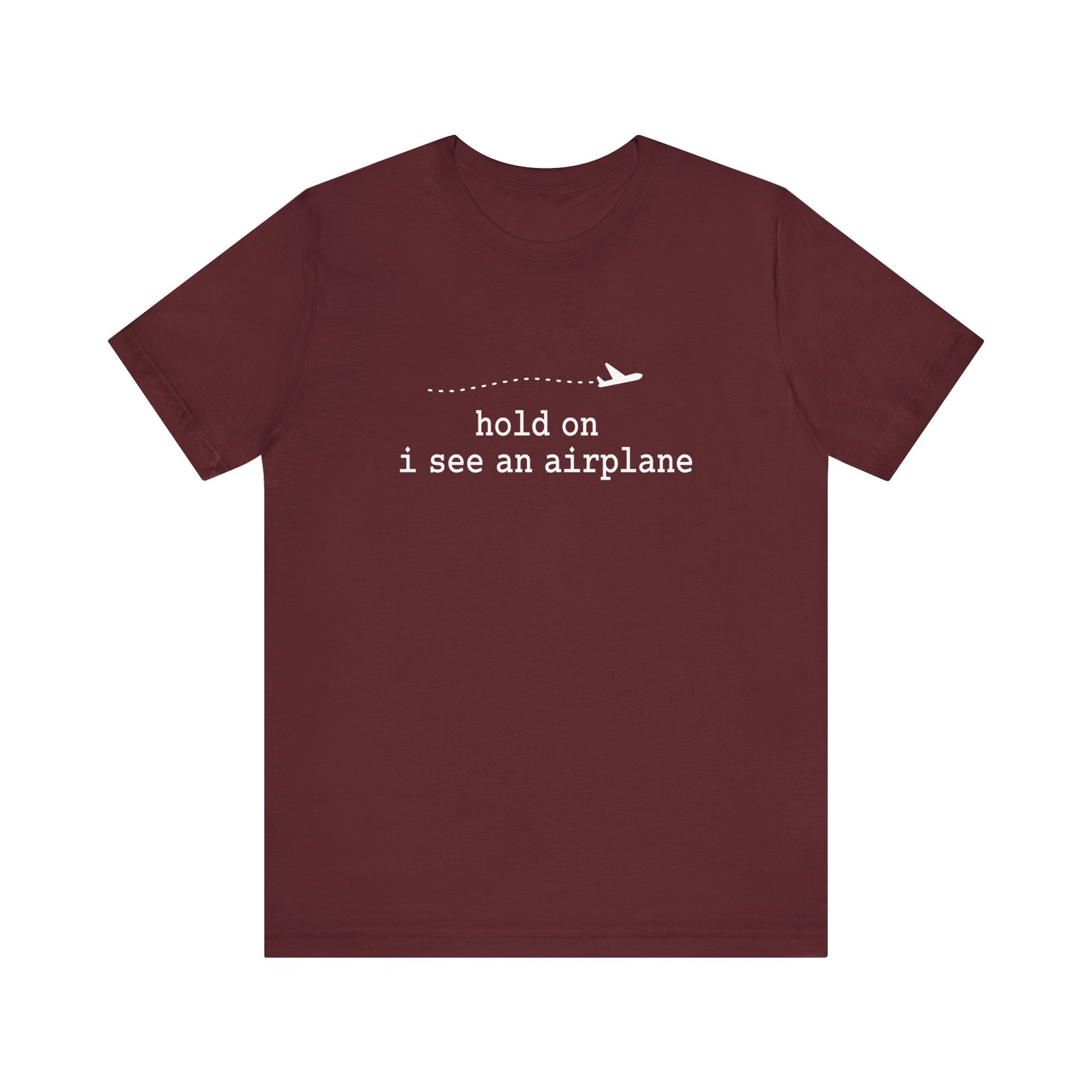 I See An Airplane Unisex Jersey Tee - Perfect for Aviation Enthusiasts