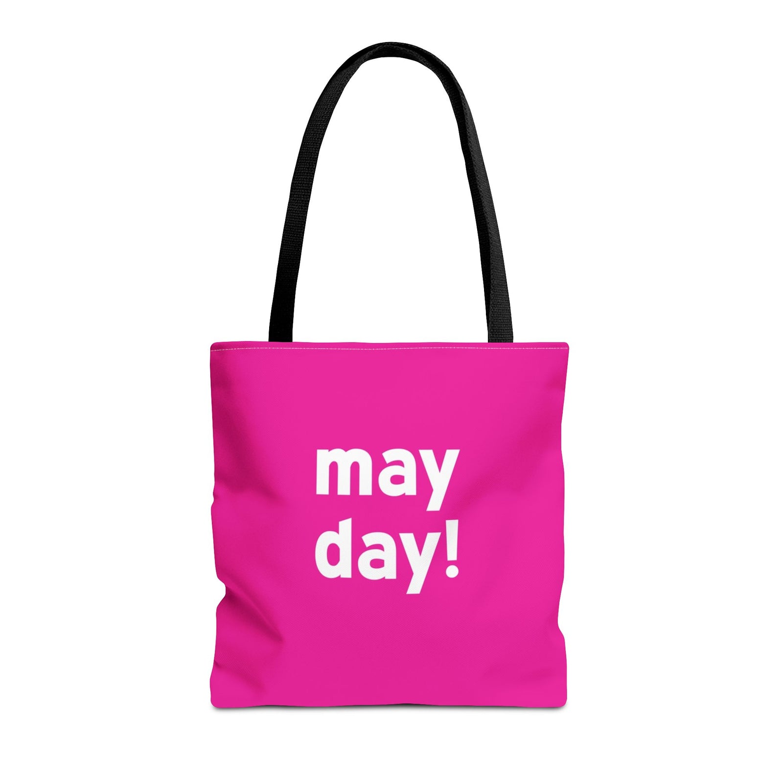 May Day! Tote Bag — Printed Green Travel Tote