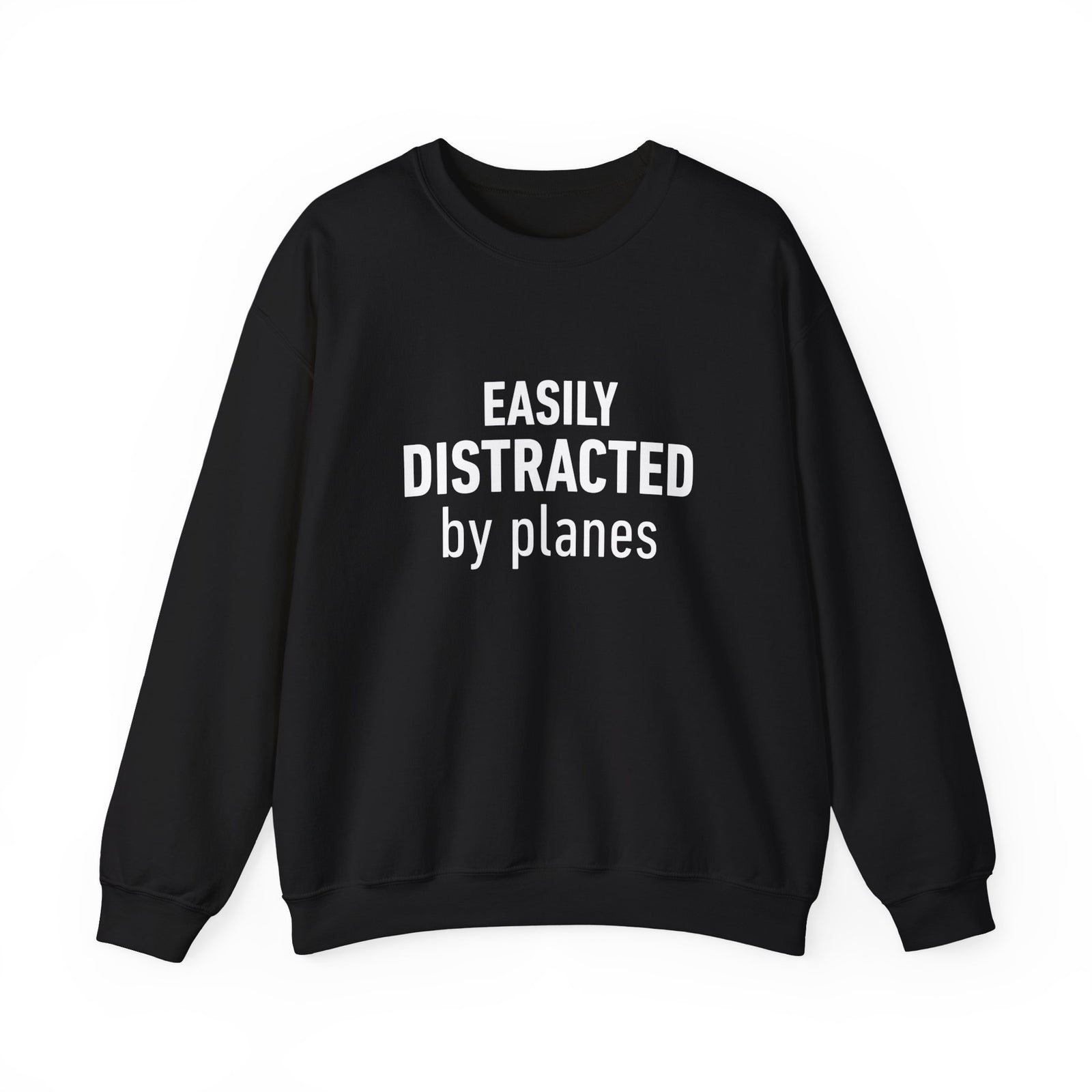Easily Distracted by Planes -  Crewneck Sweatshirt