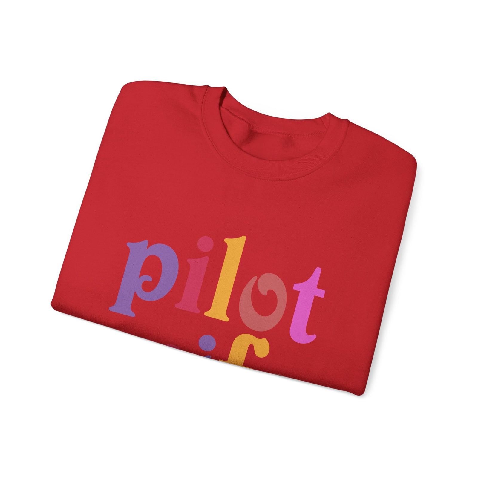 Pilot Wife Crewneck Sweatshirt - Travel Inspiring Cozy Apparel