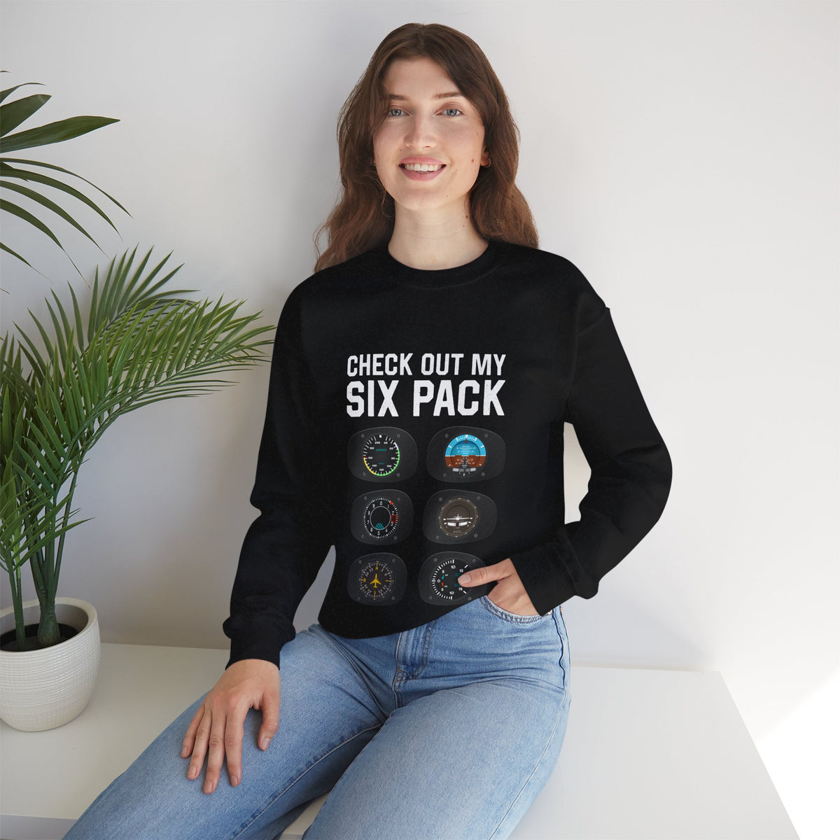Check Out My Six Pack  -  Crewneck Sweatshirt