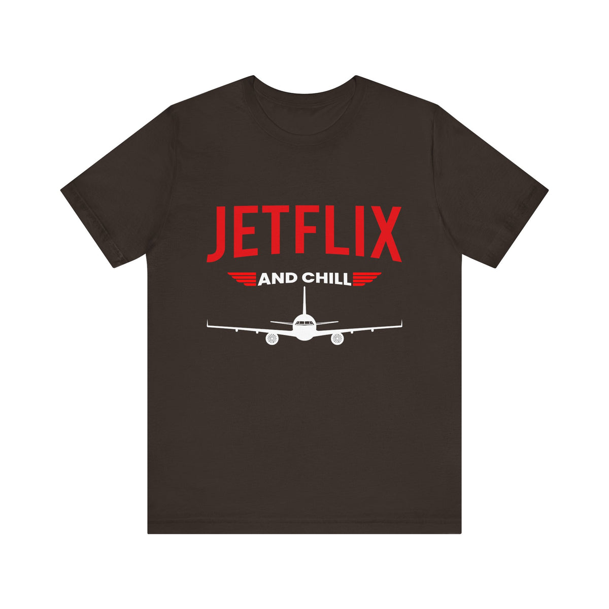 Jetflix And Chill  - Unisex Jersey Tee