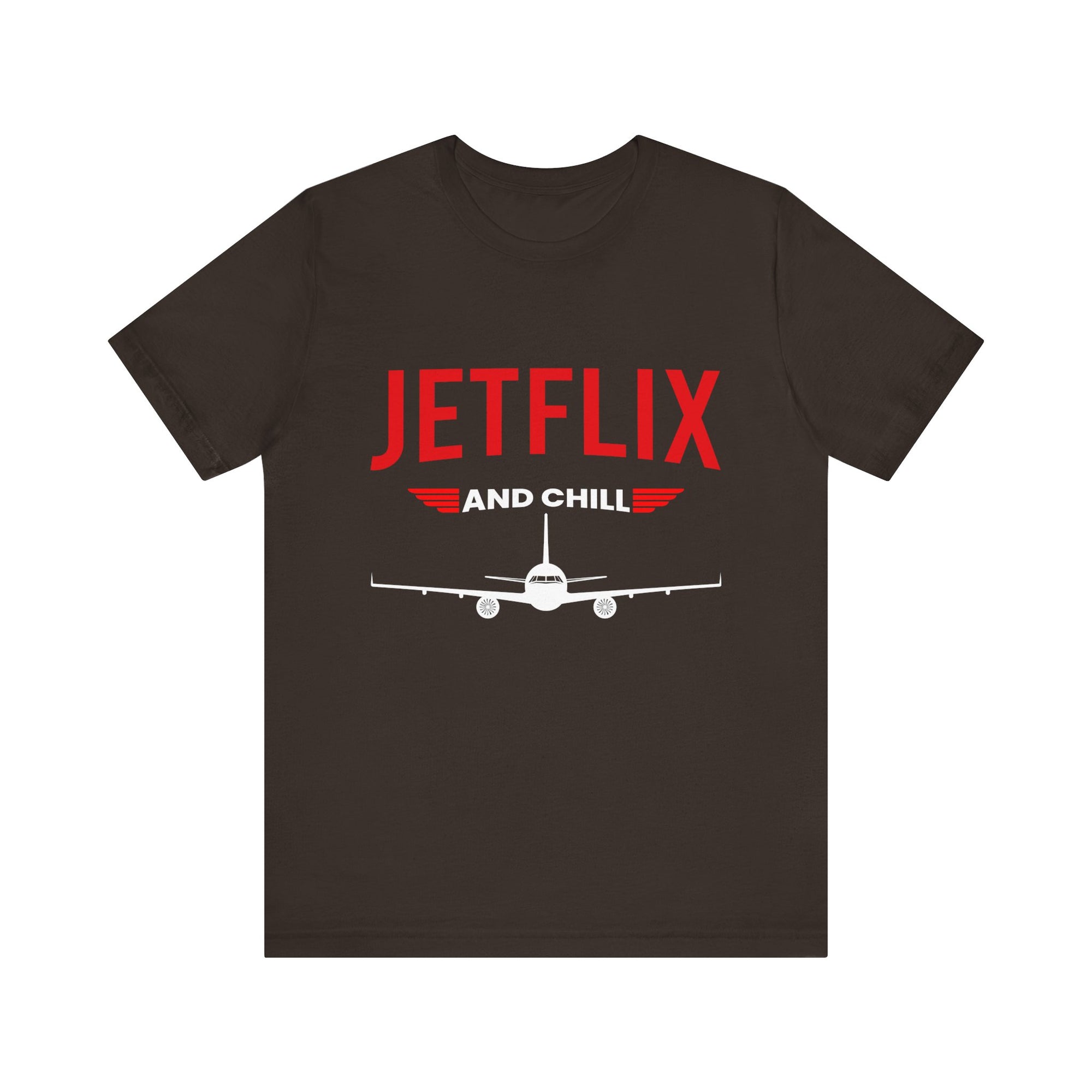 Jetflix And Chill  - Unisex Jersey Tee
