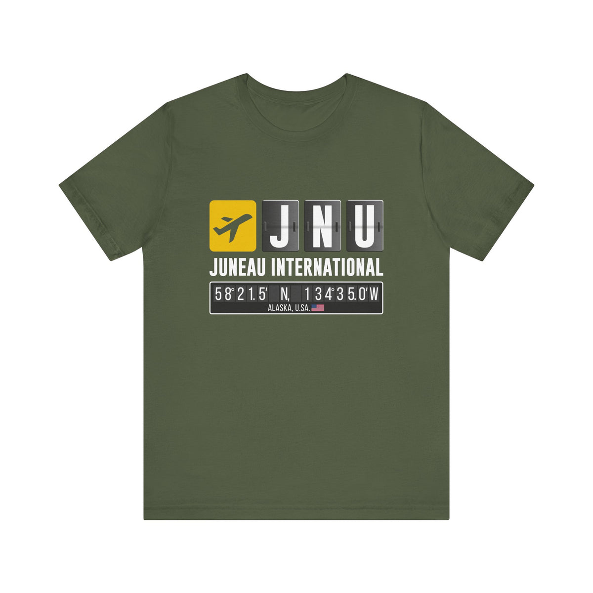 JNU Juneau International Airport - Unisex Jersey Tee