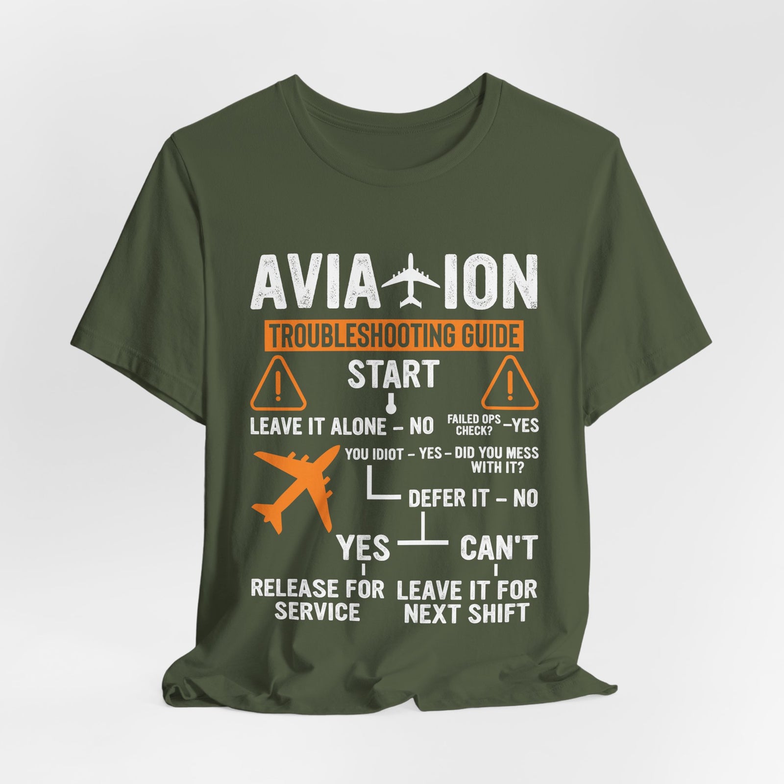 Aviation Troubleshooting Guide - Unisex Jersey Tee